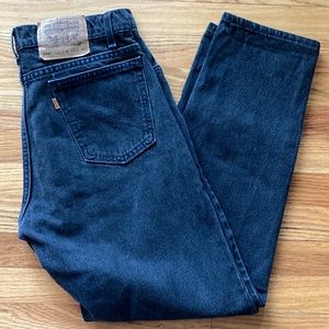 Mens Levi black jeans size 33-30